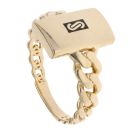 14ct Yellow Gold Monaco Classic Plain Signet Ring