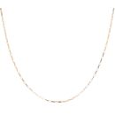 9ct Yellow Gold Square Belcher Chain 16"