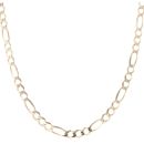 9ct Yellow Gold Figaro Chain 22"