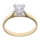 18ct Yellow Gold 0.70ct Diamond Solitaire Ring