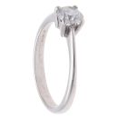 9ct White Gold 0.50ct Brilliant Cut Diamond Solitaire Ring