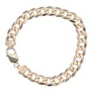 9ct Yellow Gold Curb Bracelet 8.5"