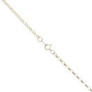 9ct Yellow Gold Patterned Cross Pendant and Chain 18"