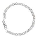Silver Belcher Bracelet 7.5"