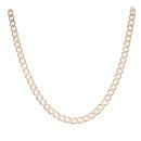 9ct Yellow Gold Curb Chain 18"
