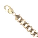 9ct Yellow Gold Curb Bracelet 8"