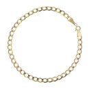 9ct Yellow Gold Curb Bracelet 8"
