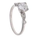 Platinum 0.85ct Brilliant Cut Diamond Solitaire Ring