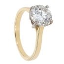 18ct Yellow Gold 2.30ct Diamond Solitaire Ring