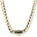 14ct Yellow Gold Monaco Curb Classic Plain Lock Chain 24"