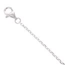 Silver Cubic Zirconia Petal Bracelet 7.5" By Icesia