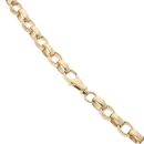 9ct Yellow Gold Boxing Glove Pendant And Belcher Chain 24"