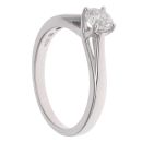 18ct White Gold 0.41ct Brilliant Cut Diamond Solitaire Ring