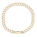 9ct Yellow Gold Curb Bracelet 9"