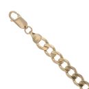 9ct Yellow Gold Curb Bracelet 8"