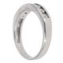 18ct White Gold 0.50ct Brilliant Cut Diamond Half Eternity Ring