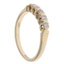 9ct Yellow Gold 0.25ct Brilliant Cut Diamond Five Stone Ring