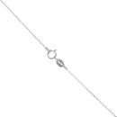 18ct White Gold 0.45ct Brilliant Cut Diamond Pendant And Chain 18"