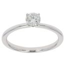 18ct White Gold 0.50ct Brilliant Cut Diamond Solitaire Ring