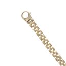9ct Yellow Gold Gate Bracelet 8"