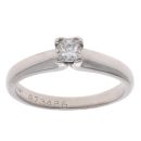 18ct White Gold 0.25ct Diamond Solitaire Ring