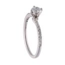 9ct White Gold 0.65cts Diamond Twist Ring