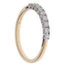 18ct Yellow Gold 0.33ct Diamond Half Eternity Ring
