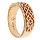 9ct Yellow and Rose Gold Clogau Celtic Ring