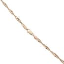 9ct Yellow Gold Twist Chain 18"
