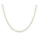 9ct Yellow Gold Square Curb Chain 18"