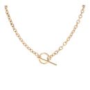 9ct Yellow Gold Fancy T-Bar Chain 18"