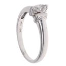 18ct White Gold 0.20ct Marquise Cut Diamond Solitaire Ring