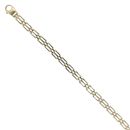 9ct Yellow Gold Fancy Bracelet 7"