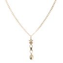 9ct Yellow Gold Love Spoon Pendant And Chain 20"