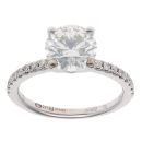 14ct White Gold 1.75ct Brilliant Cut Diamond Solitaire Ring