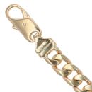 9ct Yellow Gold Curb Bracelet 8.5"