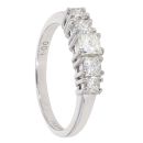 18ct White Gold 1.00ct Princess Cut Diamond Eternity Ring