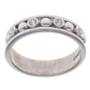 9ct Yellow And White Gold Cubic Zirconia Four Stone Ring