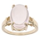 9ct Yellow Gold Moonstone Single Stone Ring