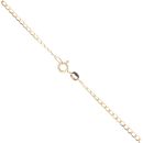 9ct Yellow Gold 0.01ct Diamond Cross and Chain 18"