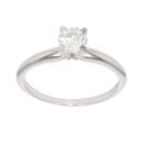 18ct White Gold 0.44ct Diamond Solitaire Ring