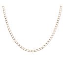 9ct Yellow Gold Square Curb Chain 18"