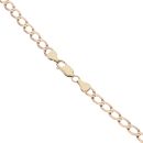 9ct Yellow Gold Curb Chain 20"