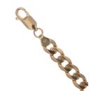 9ct Yellow Gold Curb Bracelet 7.5"