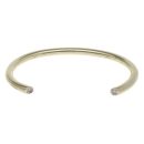 9ct Yellow Gold 0.15ct Brilliant Cut Diamond Torque Bangle