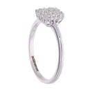 18ct White Gold 0.30ct Diamond Cluster Ring