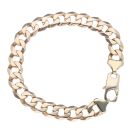 9ct Yellow Gold Curb Bracelet 9.5"