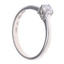 18ct White Gold Cubic Zirconia Single Stone Ring
