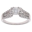 18ct White Gold 1.00ct Brilliant Cut Diamond Solitaire Ring