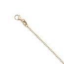 18ct Yellow Gold 0.03ct Brilliant Cut Diamond ID Bracelet 7"